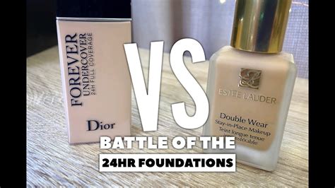 Battle Of The Best Dior Forever vs Estee Lauder Double Wear.